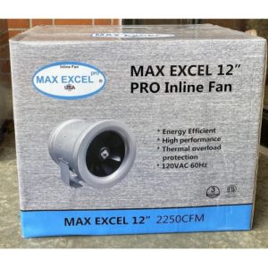 MAX EXCEL 12" PRO Inline Fan